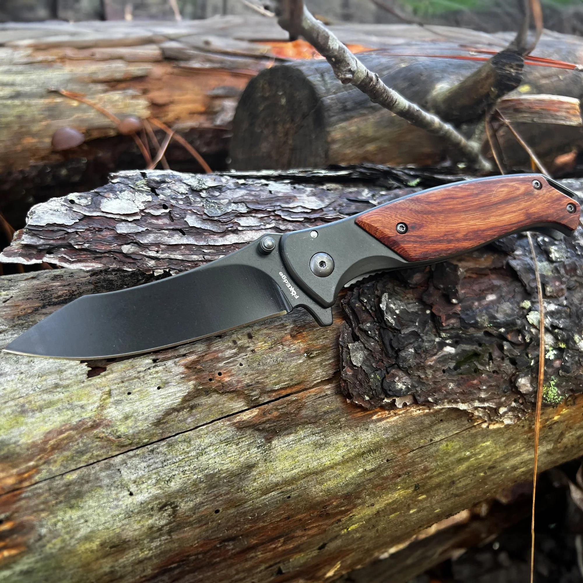 Fox Edge Framelock/Wooden Handle FE044 - Image 6