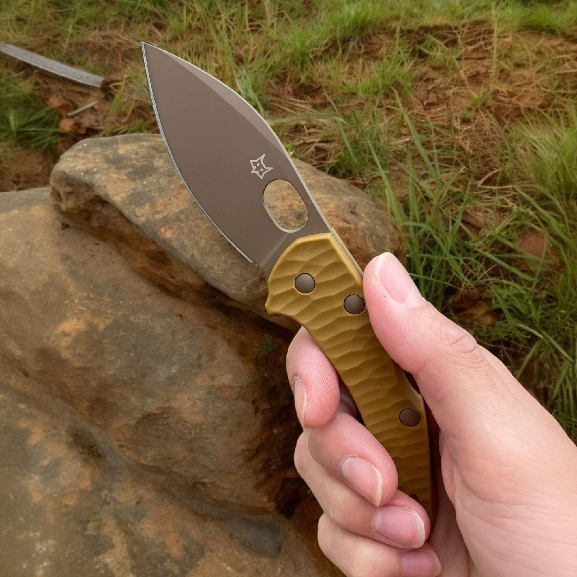 Fox Knives Italy Zero 2.0 Desert Warrior Jens Anso Lockback Pocket Knife - Image 11