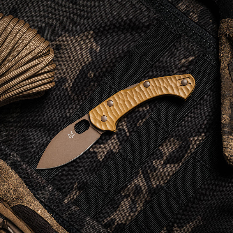 Fox Knives Italy Zero 2.0 Desert Warrior Jens Anso Lockback Pocket Knife - Image 2