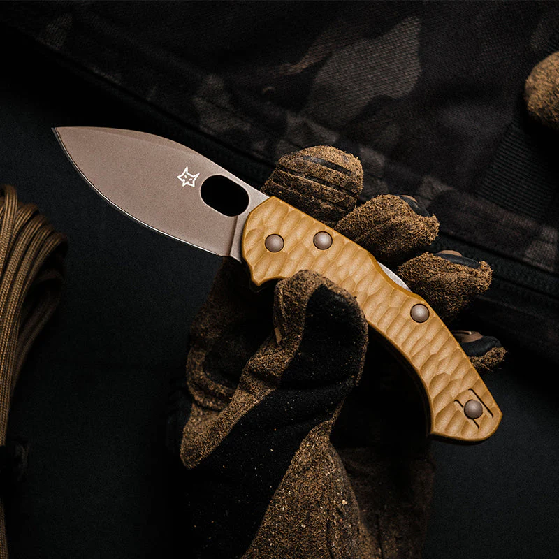 Fox Knives Italy Zero 2.0 Desert Warrior Jens Anso Lockback Pocket Knife - Image 3