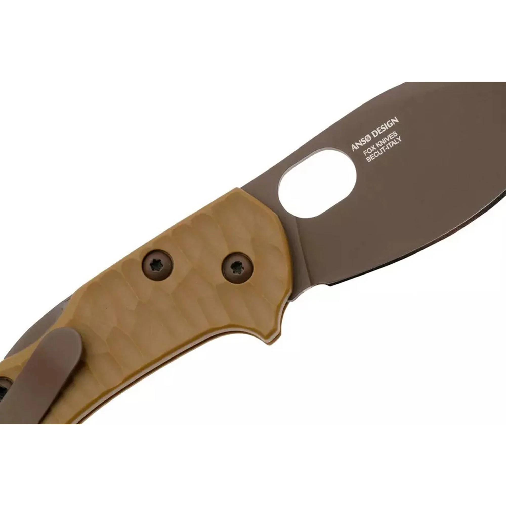 Fox Knives Italy Zero 2.0 Desert Warrior Jens Anso Lockback Pocket Knife - Image 6