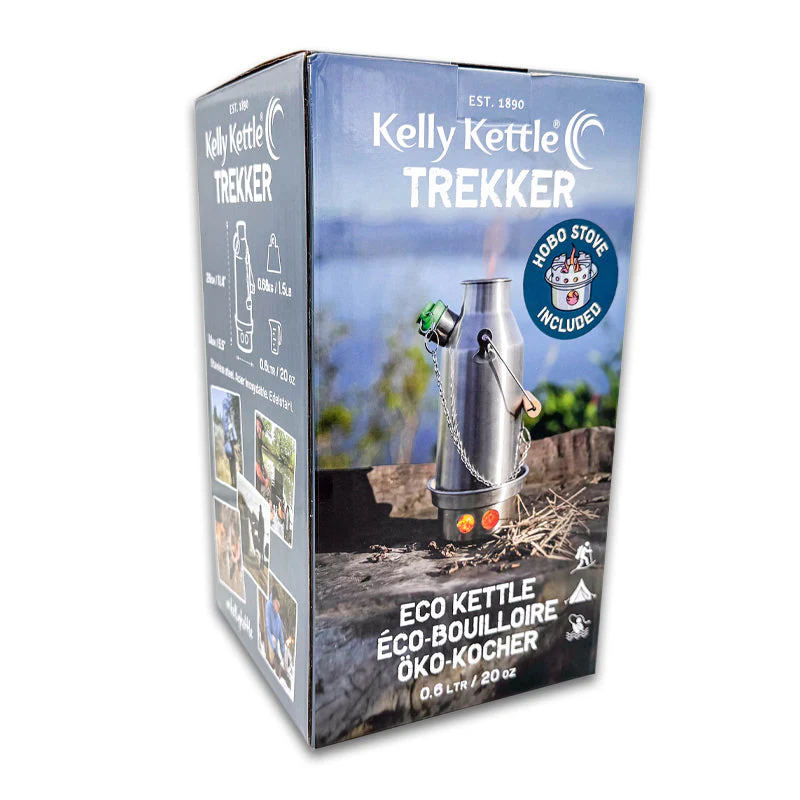 Kelly Kettle - Trekker Stainless Steel Camp Kettle & Hobo Stove - Image 2